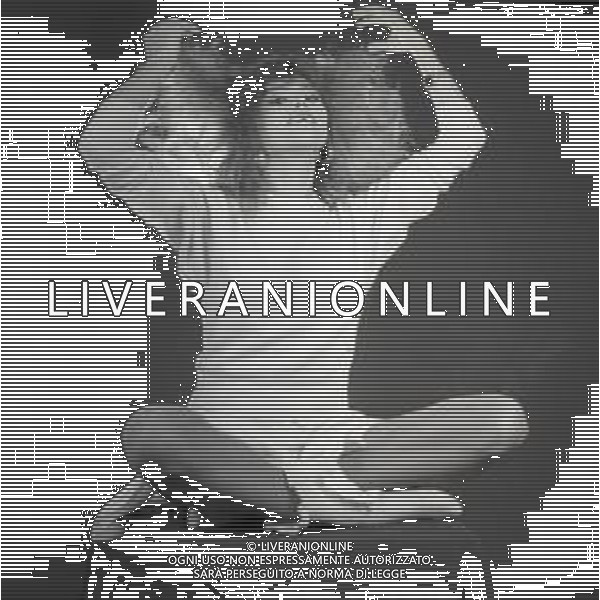 RETROSPETTIVA MARINA OCCHIENA CANTANTE NELLA FOTO MARINA OCCHIENA NELL\'ANNO 1982 A MILANO AG ALDO LIVERANI SAS  