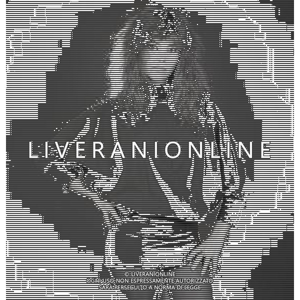 RETROSPETTIVA MARINA OCCHIENA CANTANTE NELLA FOTO MARINA OCCHIENA NELL\'ANNO 1982 A MILANO AG ALDO LIVERANI SAS  