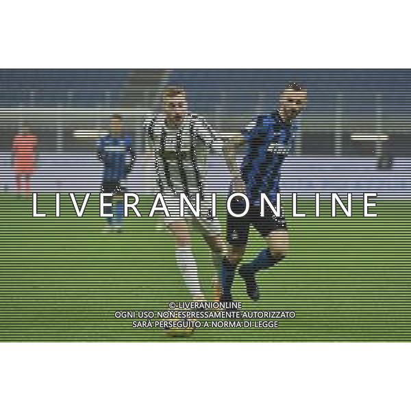 Dejan Kulusevski (Juventus) e Marcelo Brozovic (Inter) Inter vs Juventus Coppa Italia - semifinale gara di andata Milano 02-02-2021 Stadio Giuseppe Meazza - San Siro foto Roberto Garavaglia/ag. Aldo Liverani sas