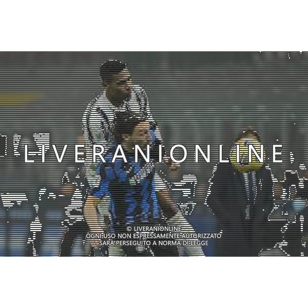 Matteo Darmian (Inter) e Alex Sandro (Juventus) Inter vs Juventus Coppa Italia - semifinale gara di andata Milano 02-02-2021 Stadio Giuseppe Meazza - San Siro foto Roberto Garavaglia/ag. Aldo Liverani sas