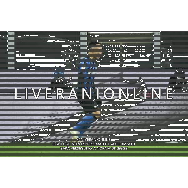 Lautaro Martinez (Inter) esulta dopo il gol dell\'1 a 0 Inter vs Juventus Coppa Italia - semifinale gara di andata Milano 02-02-2021 Stadio Giuseppe Meazza - San Siro foto Roberto Garavaglia/ag. Aldo Liverani sas