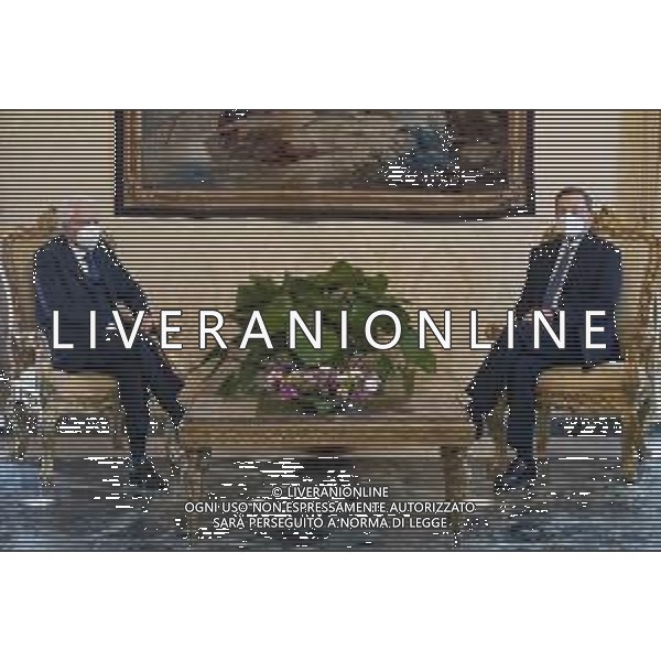 Roma - il Presidente della Repubblica Sergio Mattarella con il Prof. Mario Draghi, oggi 3 febbraio 2021. (Foto di Paolo Giandotti - Ufficio per la Stampa e la Comunicazione della Presidenza della Repubblica)/ AGENZIA ALDO LIVERANI SAS
