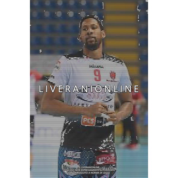 Roberto Bartomeoli/LM - Cucine Lube Civitanova vs Sir Safety Conad Perugia - Volleyball Italian Serie A Men Superleague Championship 2020/2021 03 February 2021 - Eurosuole Forum, civitanova marche, Italy Photo showing: Wilfredo Leon Venero (Sir Safety Conad Perugia) @LM/Roberto Bartomeoli/ AGENZIA ALDO LIVERANI SAS