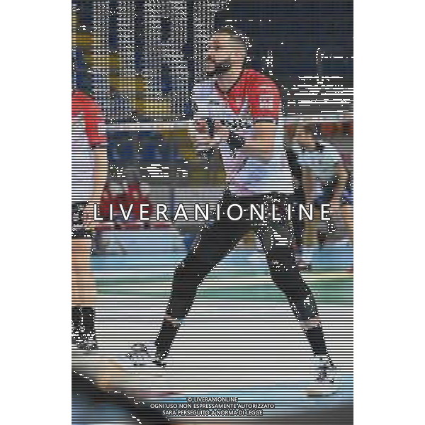 Roberto Bartomeoli/LM - Cucine Lube Civitanova vs Sir Safety Conad Perugia - Volleyball Italian Serie A Men Superleague Championship 2020/2021 03 February 2021 - Eurosuole Forum, civitanova marche, Italy Photo showing: Osmany Juantorena (Cucine Lube Civitanova) @LM/Roberto Bartomeoli/ AGENZIA ALDO LIVERANI SAS
