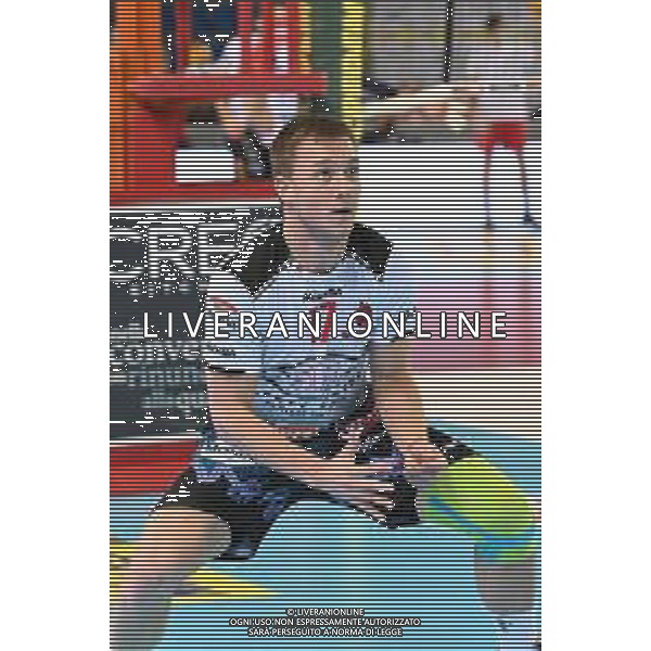 Roberto Bartomeoli/LM - Cucine Lube Civitanova vs Sir Safety Conad Perugia - Volleyball Italian Serie A Men Superleague Championship 2020/2021 03 February 2021 - Eurosuole Forum, civitanova marche, Italy Photo showing: Oleh Plotnytskyi (Sir Safety Conad Perugia) @LM/Roberto Bartomeoli/ AGENZIA ALDO LIVERANI SAS
