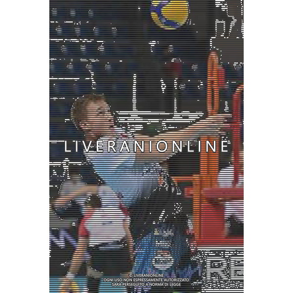 Roberto Bartomeoli/LM - Cucine Lube Civitanova vs Sir Safety Conad Perugia - Volleyball Italian Serie A Men Superleague Championship 2020/2021 03 February 2021 - Eurosuole Forum, civitanova marche, Italy Photo showing: Oleh Plotnytskyi (Sir Safety Conad Perugia) @LM/Roberto Bartomeoli/ AGENZIA ALDO LIVERANI SAS