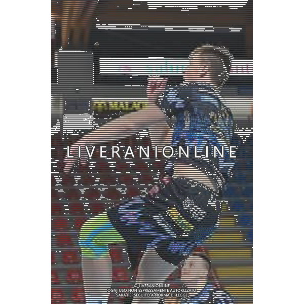 Roberto Bartomeoli/LM - Cucine Lube Civitanova vs Sir Safety Conad Perugia - Volleyball Italian Serie A Men Superleague Championship 2020/2021 03 February 2021 - Eurosuole Forum, civitanova marche, Italy Photo showing: Oleh Plotnytskyi (Sir Safety Conad Perugia) @LM/Roberto Bartomeoli/ AGENZIA ALDO LIVERANI SAS