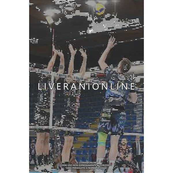 Roberto Bartomeoli/LM - Cucine Lube Civitanova vs Sir Safety Conad Perugia - Volleyball Italian Serie A Men Superleague Championship 2020/2021 03 February 2021 - Eurosuole Forum, civitanova marche, Italy Photo showing: Oleh Plotnytskyi (Sir Safety Conad Perugia) @LM/Roberto Bartomeoli/ AGENZIA ALDO LIVERANI SAS