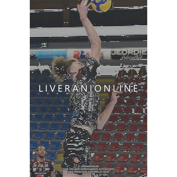 Roberto Bartomeoli/LM - Cucine Lube Civitanova vs Sir Safety Conad Perugia - Volleyball Italian Serie A Men Superleague Championship 2020/2021 03 February 2021 - Eurosuole Forum, civitanova marche, Italy Photo showing: Kamil Rychlicki (Cucine Lube Civitanova) @LM/Roberto Bartomeoli/ AGENZIA ALDO LIVERANI SAS