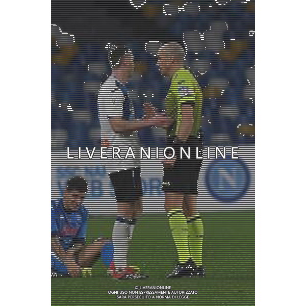 Renato Olimpio/LM - SSC Napoli vs Atalanta BC - Italian football Coppa Italia match 2020/2021 03 February 2021 - Diego Armando Maradona stadium, naples, Italy Photo showing: Michael Fabbri ( referee ) @LM/Renato Olimpio/ AGENZIA ALDO LIVERANI SAS
