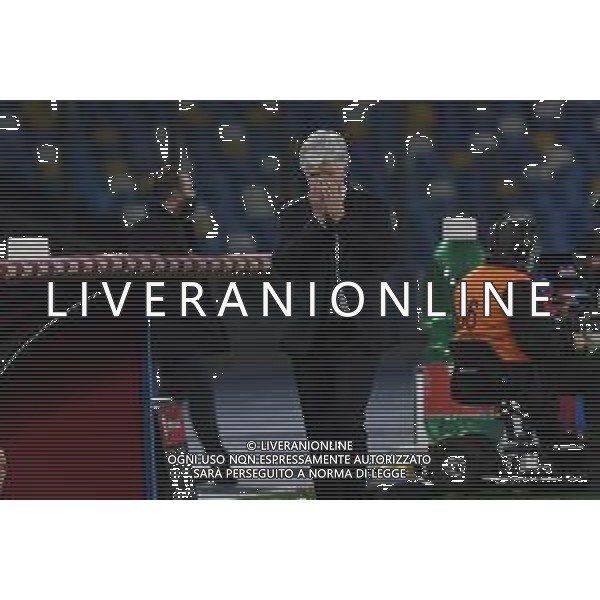 Renato Olimpio/LM - SSC Napoli vs Atalanta BC - Italian football Coppa Italia match 2020/2021 03 February 2021 - Diego Armando Maradona stadium, naples, Italy Photo showing: Giampiero Gasperini (coach Atalanta Bergamasca Calcio ) @LM/Renato Olimpio/ AGENZIA ALDO LIVERANI SAS