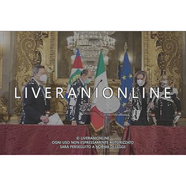 Dichiarazione del Prof Mario Draghi al termine del colloqui con il Presidente Sergio Mattarella,al Quirinale (foto di Francesco Ammendola - Ufficio per la Stampa e la Comunicazione della Presidenza della Repubblica) / AGENZIA ALDO LIVERANI SAS