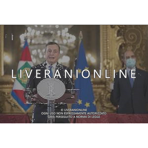 Dichiarazione del Prof Mario Draghi al termine del colloqui con il Presidente Sergio Mattarella,al Quirinale (foto di Francesco Ammendola - Ufficio per la Stampa e la Comunicazione della Presidenza della Repubblica) / AGENZIA ALDO LIVERANI SAS