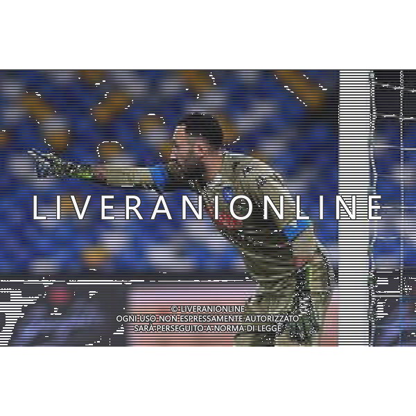 Renato Olimpio/LM - SSC Napoli vs Atalanta BC - Italian football Coppa Italia match 2020/2021 03 February 2021 - Diego Armando Maradona stadium, naples, Italy Photo showing: David Ospina (SSC :Napoli ) @LM/Renato Olimpio AG ALDO LIVERANI SAS