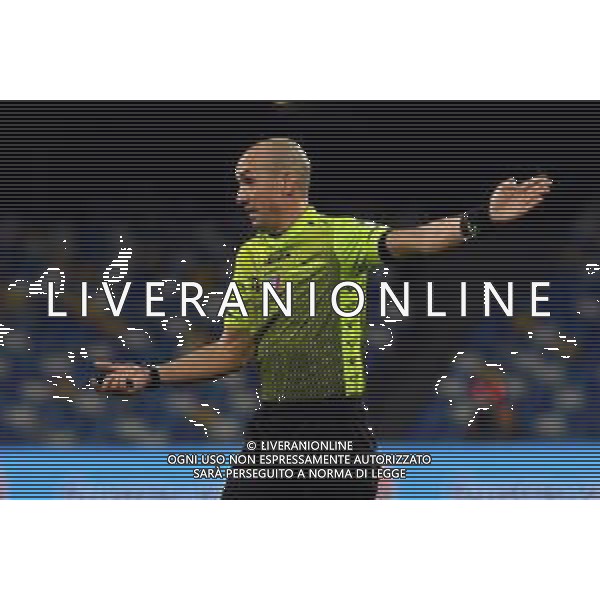 Renato Olimpio/LM - SSC Napoli vs Atalanta BC - Italian football Coppa Italia match 2020/2021 03 February 2021 - Diego Armando Maradona stadium, naples, Italy Photo showing: Michael Fabbri ( referee ) @LM/Renato Olimpio AG ALDO LIVERANI SAS