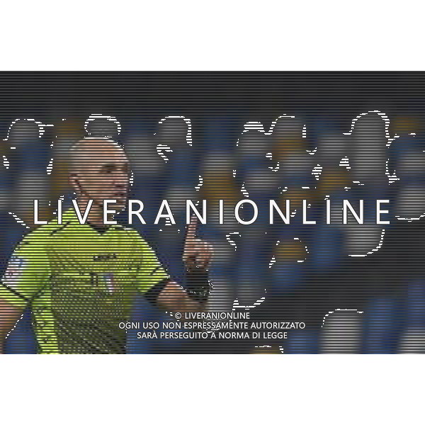 Renato Olimpio/LM - SSC Napoli vs Atalanta BC - Italian football Coppa Italia match 2020/2021 03 February 2021 - Diego Armando Maradona stadium, naples, Italy Photo showing: Michael Fabbri ( referee ) @LM/Renato Olimpio AG ALDO LIVERANI SAS