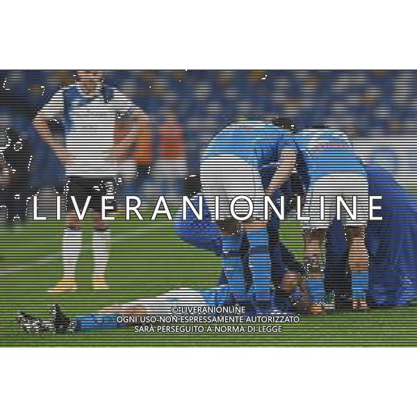 Renato Olimpio/LM - SSC Napoli vs Atalanta BC - Italian football Coppa Italia match 2020/2021 03 February 2021 - Diego Armando Maradona stadium, naples, Italy Photo showing: injury Diego Demme ( SSC Napoli ) @LM/Renato Olimpio AG ALDO LIVERANI SAS