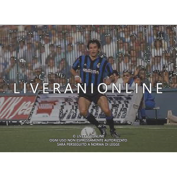 INTER CALCIO RETROSPETTIVA NELLA FOTO BARESI GIUSEPPE CALCIATORE AGENZIA ALDO LIVERANI