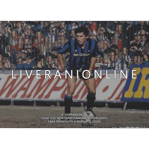 INTER CALCIO RETROSPETTIVA NELLA FOTO BARESI GIUSEPPE CALCIATORE AGENZIA ALDO LIVERANI