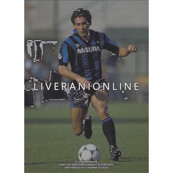 INTER CALCIO RETROSPETTIVA NELLA FOTO BARESI GIUSEPPE CALCIATORE AGENZIA ALDO LIVERANI