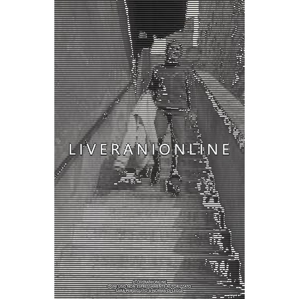 RETROSPETTIVA WALTER CHIARI ATTORE NELLA FOTO WALTER CHIARI A VERONA NELL\'ANNO 1984 AG ALDO LIVERANI SAS
