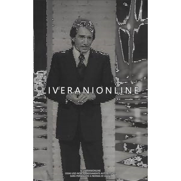 RETROSPETTIVA WALTER CHIARI ATTORE NELLA FOTO WALTER CHIARI NELL\'ANNO 1978 A MILANO  AG ALDO LIVERANI SAS 