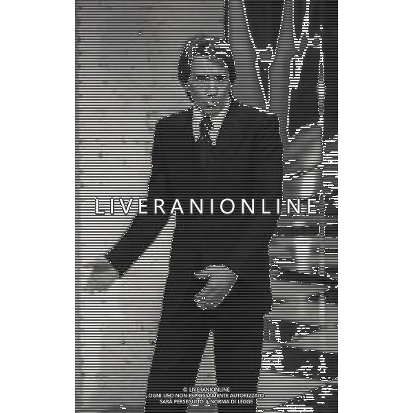 RETROSPETTIVA WALTER CHIARI ATTORE NELLA FOTO WALTER CHIARI NELL\'ANNO 1978 A MILANO  AG ALDO LIVERANI SAS 