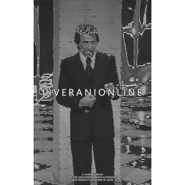 RETROSPETTIVA WALTER CHIARI ATTORE NELLA FOTO WALTER CHIARI NELL\'ANNO 1978 A MILANO  AG ALDO LIVERANI SAS 