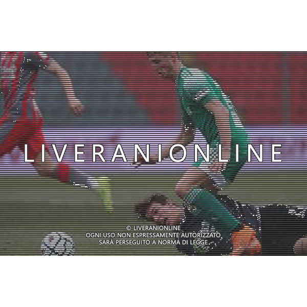 Massimiliano Carnabuci/LM - US Cremonese vs AC Pisa - Italian Football Championship League BKT 2020/2021 06 February 2021 - Giovanni Zini stadium, cremona, Italy Photo showing: Vido (Pisa) dribbles Carnesecchi and scores for Pisa @LM/Massimiliano Carnabuci/ AGENZIA ALDO LIVERANI SAS