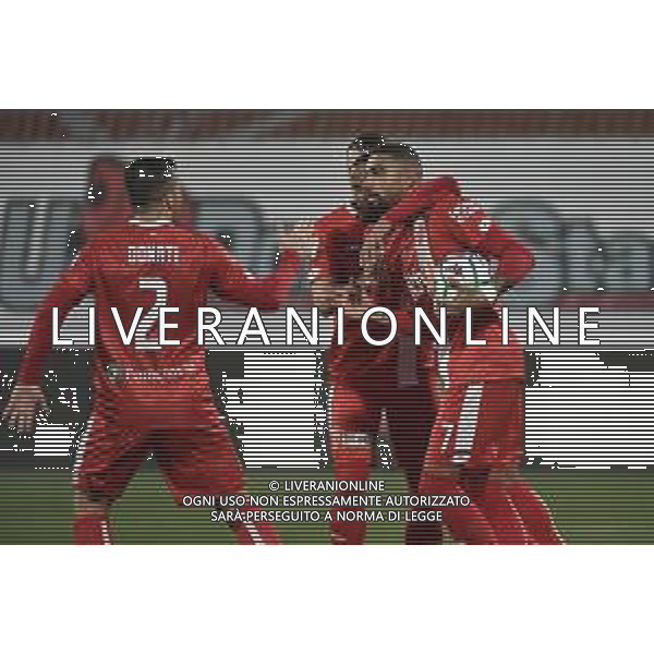 TVRG esultanza Monza dopo il gol dell\'1 a 1 Kevin Prince Boateng su rigore Monza vs Empoli Campionato Serie BKT - 21a giornata Monza 06-02-2021 U-Power Stadium foto Roberto Garavaglia/ag. Aldo Liverani sas