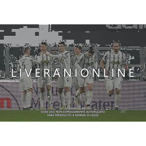©Falzone/Agenzia Aldo Liverani Torino 06.02.2021 Stadio Allianz Stadium Juventus vs Roma Serie A Tim 2020-2021 Nella foto : ESULTANZA DOPO GOL DI CRISTIANO RONALDO ©Falzone/ AGENZIA ALDO LIVERANI SAS