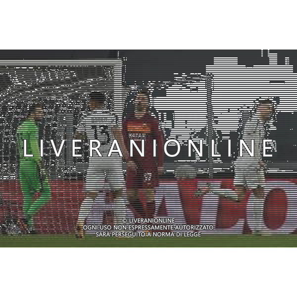 ©Falzone/Agenzia Aldo Liverani Torino 06.02.2021 Stadio Allianz Stadium Juventus vs Roma Serie A Tim 2020-2021 Nella foto : ESULTANZA GOL DI CRISTIANO RONALDO ©Falzone/ AGENZIA ALDO LIVERANI SAS