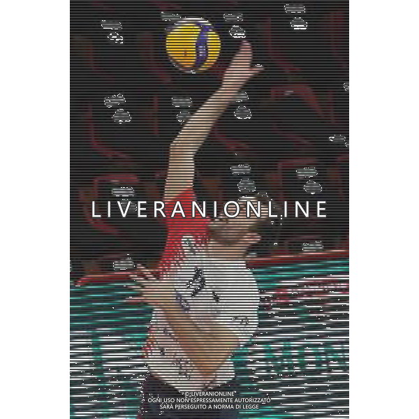 Loris Cerquiglini/LM - Sir Safety Conad Perugia vs Vero Volley Monza - Volleyball Italian Serie A Men Superleague Championship 2020/2021 06 February 2021 - PalaBarton, perugia, Italy Photo showing: galassi gianluca (n.11 vero volley monza) @LM/Loris Cerquiglini/ AGENZIA ALDO LIVERANI SAS