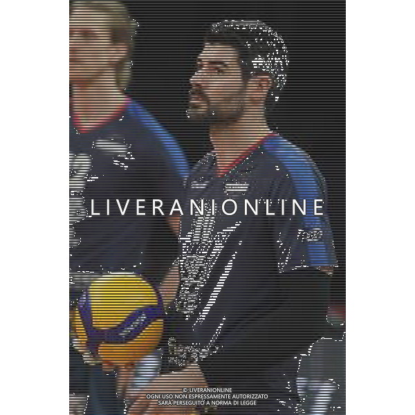 Loris Cerquiglini/LM - Sir Safety Conad Perugia vs Vero Volley Monza - Volleyball Italian Serie A Men Superleague Championship 2020/2021 06 February 2021 - PalaBarton, perugia, Italy Photo showing: lanza filippo (n.10 vero volley monza) @LM/Loris Cerquiglini/ AGENZIA ALDO LIVERANI SAS