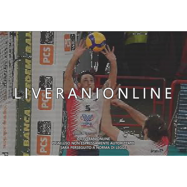 Loris Cerquiglini/LM - Sir Safety Conad Perugia vs Vero Volley Monza - Volleyball Italian Serie A Men Superleague Championship 2020/2021 06 February 2021 - PalaBarton, perugia, Italy Photo showing: ordina santiago (n.5 palleggiatore vero volley monza) raise @LM/Loris Cerquiglini/ AGENZIA ALDO LIVERANI SAS