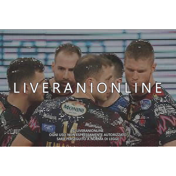 Loris Cerquiglini/LM - Sir Safety Conad Perugia vs Vero Volley Monza - Volleyball Italian Serie A Men Superleague Championship 2020/2021 06 February 2021 - PalaBarton, perugia, Italy Photo showing: sir safety conad perugia exultation @LM/Loris Cerquiglini/ AGENZIA ALDO LIVERANI SAS