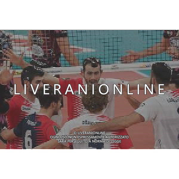 Loris Cerquiglini/LM - Sir Safety Conad Perugia vs Vero Volley Monza - Volleyball Italian Serie A Men Superleague Championship 2020/2021 06 February 2021 - PalaBarton, perugia, Italy Photo showing: vero volley monza exultation @LM/Loris Cerquiglini/ AGENZIA ALDO LIVERANI SAS