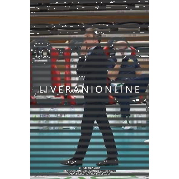 Marco Bonitta Allenatore itas trentino vs consar ravenna stagione pallavolo volley campionato pallavolo maschile 2020/2021 superlega banca 2020 2021 (foto Daniele Panato/Agenzia Aldo Liverani)/ AGENZIA ALDO LIVERANI SAS