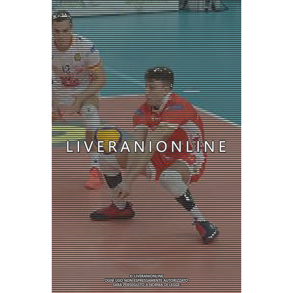 Francesco Recine of Consar Ravenna itas trentino vs consar ravenna stagione pallavolo volley campionato pallavolo maschile 2020/2021 superlega banca 2020 2021 (foto Daniele Panato/Agenzia Aldo Liverani)/ AGENZIA ALDO LIVERANI SAS