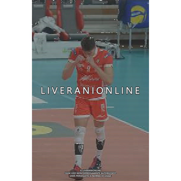 Francesco Recine of Consar Ravenna itas trentino vs consar ravenna stagione pallavolo volley campionato pallavolo maschile 2020/2021 superlega banca 2020 2021 (foto Daniele Panato/Agenzia Aldo Liverani)/ AGENZIA ALDO LIVERANI SAS