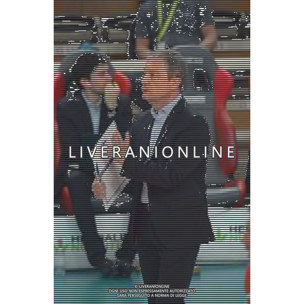 Marco Bonitta Allenatore itas trentino vs consar ravenna stagione pallavolo volley campionato pallavolo maschile 2020/2021 superlega banca 2020 2021 (foto Daniele Panato/Agenzia Aldo Liverani)/ AGENZIA ALDO LIVERANI SAS