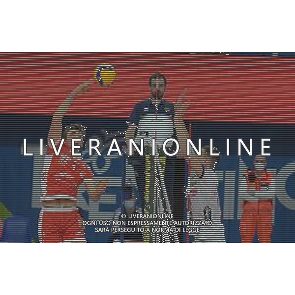 Eric Loeppky of Consar Ravenna itas trentino vs consar ravenna stagione pallavolo volley campionato pallavolo maschile 2020/2021 superlega banca 2020 2021 (foto Daniele Panato/Agenzia Aldo Liverani)/ AGENZIA ALDO LIVERANI SAS