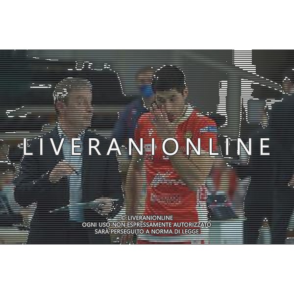 Marco Bonitta Allenatore itas trentino vs consar ravenna stagione pallavolo volley campionato pallavolo maschile 2020/2021 superlega banca 2020 2021 (foto Daniele Panato/Agenzia Aldo Liverani)/ AGENZIA ALDO LIVERANI SAS
