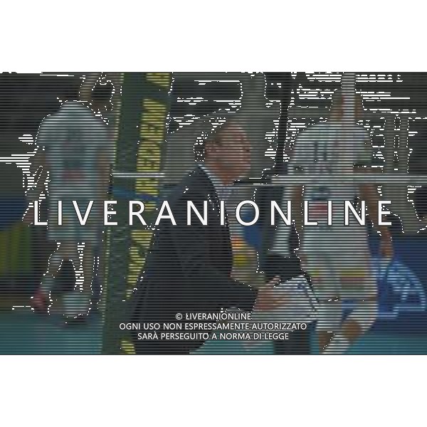 Marco Bonitta Allenatore of Consar Ravenna itas trentino vs consar ravenna stagione pallavolo volley campionato pallavolo maschile 2020/2021 superlega banca 2020 2021 (foto Daniele Panato/Agenzia Aldo Liverani)/ AGENZIA ALDO LIVERANI SAS