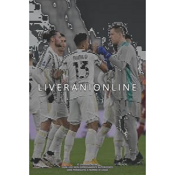 ©Falzone/Agenzia Aldo Liverani Torino 06.02.2021 Stadio Allianz Stadium Juventus vs Roma Serie A Tim 2020-2021 Nella foto : WOJCIECH SZCZESNY-DANILO-CRISTIANO RONALDO-ADRIEN RABIOT