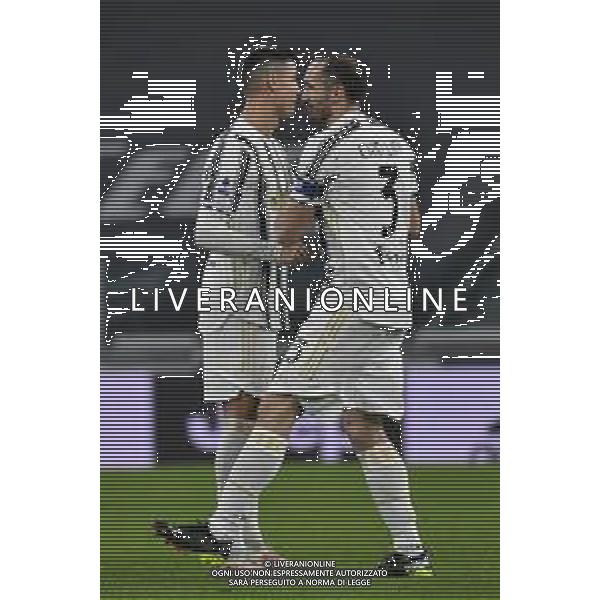 ©Falzone/Agenzia Aldo Liverani Torino 06.02.2021 Stadio Allianz Stadium Juventus vs Roma Serie A Tim 2020-2021 Nella foto : CRISTIANO RONALDO-GIORGIO CHIELLINI