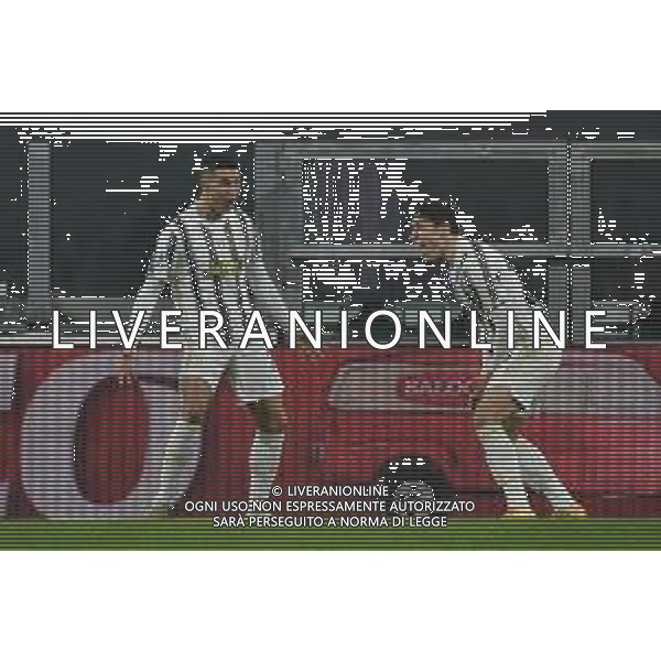 ©Falzone/Agenzia Aldo Liverani Torino 06.02.2021 Stadio Allianz Stadium Juventus vs Roma Serie A Tim 2020-2021 Nella foto : ESULTANZA GOL DI CRISTIANO RONALDO