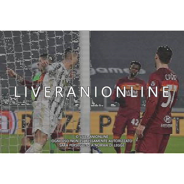 ©Falzone/Agenzia Aldo Liverani Torino 06.02.2021 Stadio Allianz Stadium Juventus vs Roma Serie A Tim 2020-2021 Nella foto : ESULTANZA DI CRISTIANO RONALDO