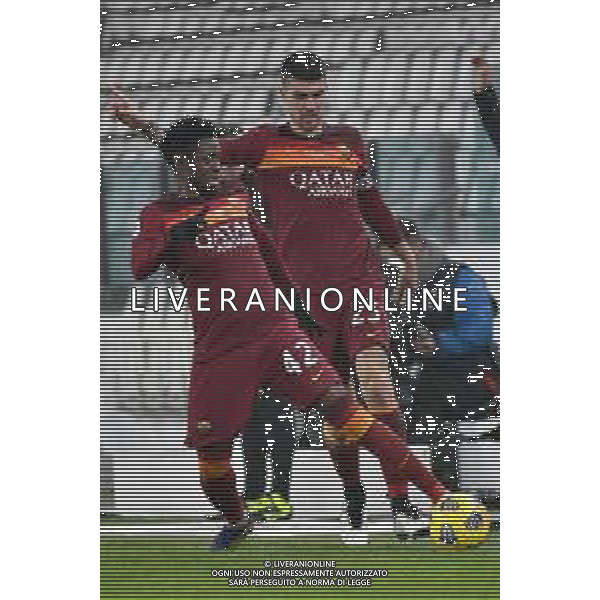 ©Falzone/Agenzia Aldo Liverani Torino 06.02.2021 Stadio Allianz Stadium Juventus vs Roma Serie A Tim 2020-2021 Nella foto : AMADOU DIAWARA-GIANLUCA MANCINI