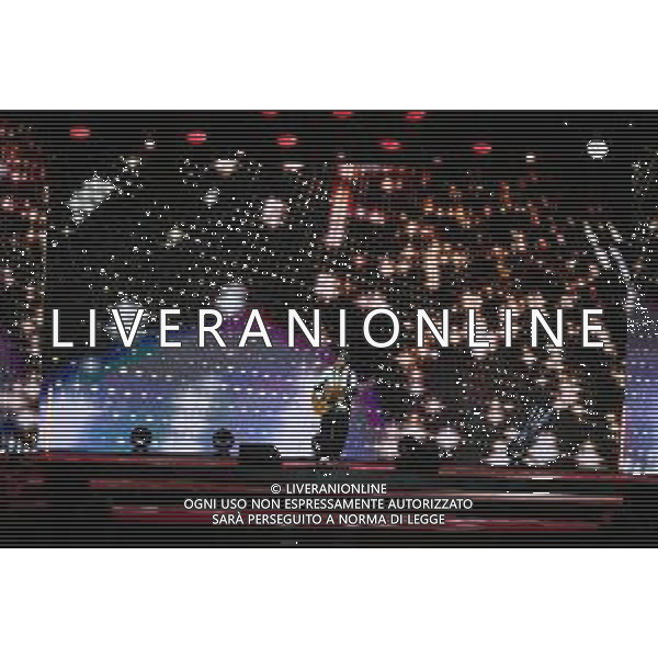 Luca Tedeschi/LM - 2021 FIS Alpine World SKI Championships - Opening Ceremony - alpine ski race 07 February 2021 - Piazza della Stazione, cortina (bl), Italy Photo showing: The singer Gianna Nannini guest of the opening ceremony @LM/Luca Tedeschi/ AGENZIA ALDO LIVERANI SAS